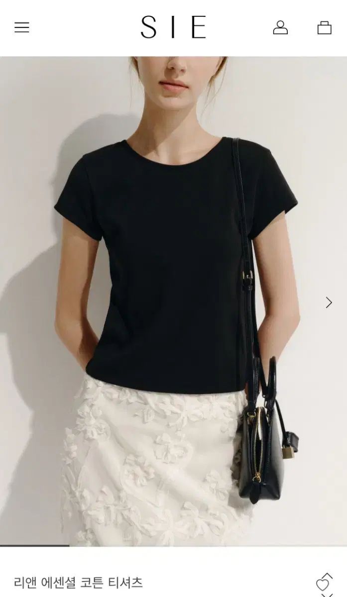 新品 SIE リー エッセンシャル コット Tシャツ
