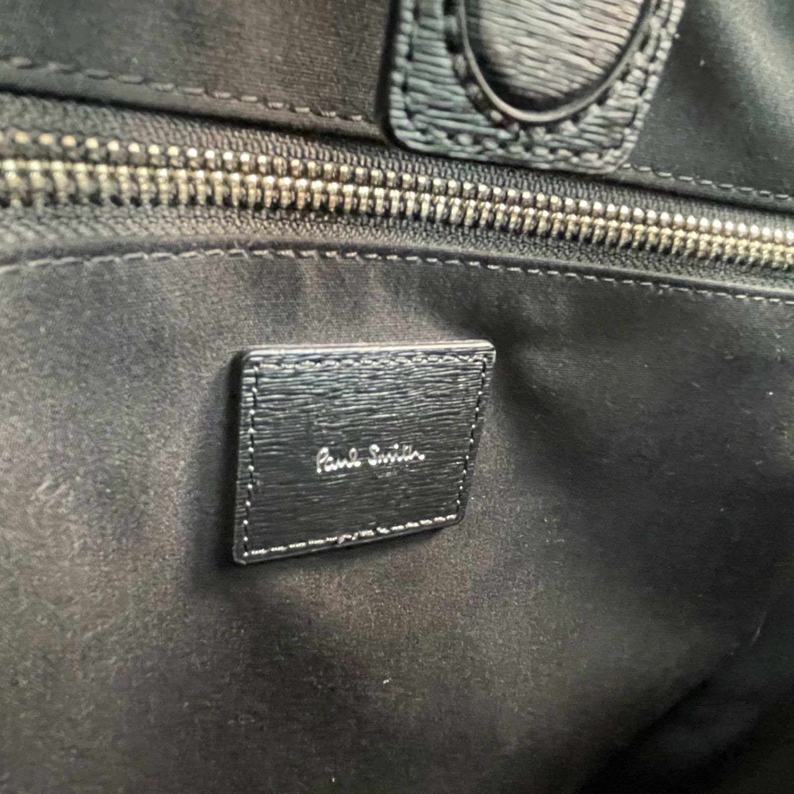 美品 Paul Smith ストローグレインレザー ビジネスバッグ トートバッグ