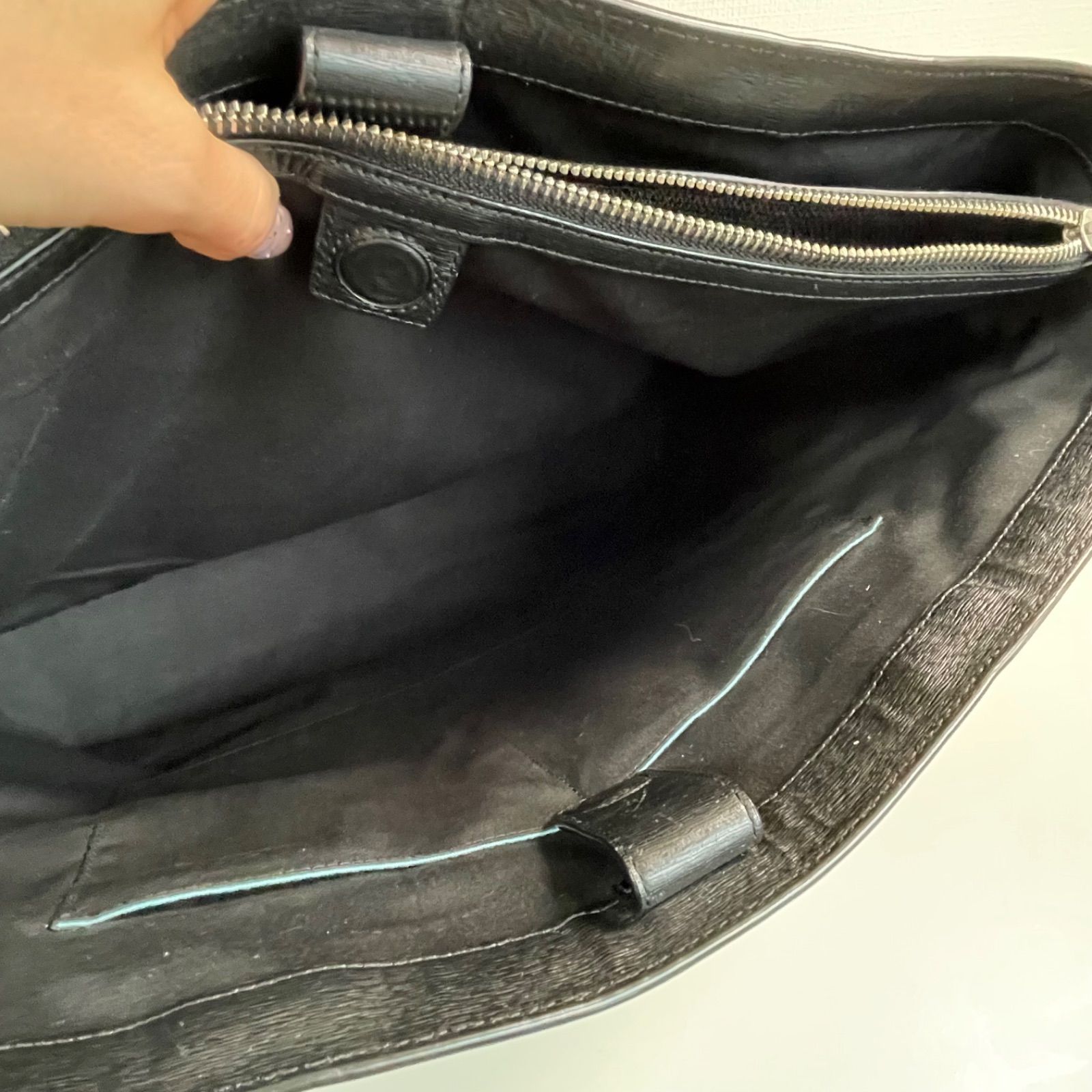 美品 Paul Smith ストローグレインレザー ビジネスバッグ トートバッグ