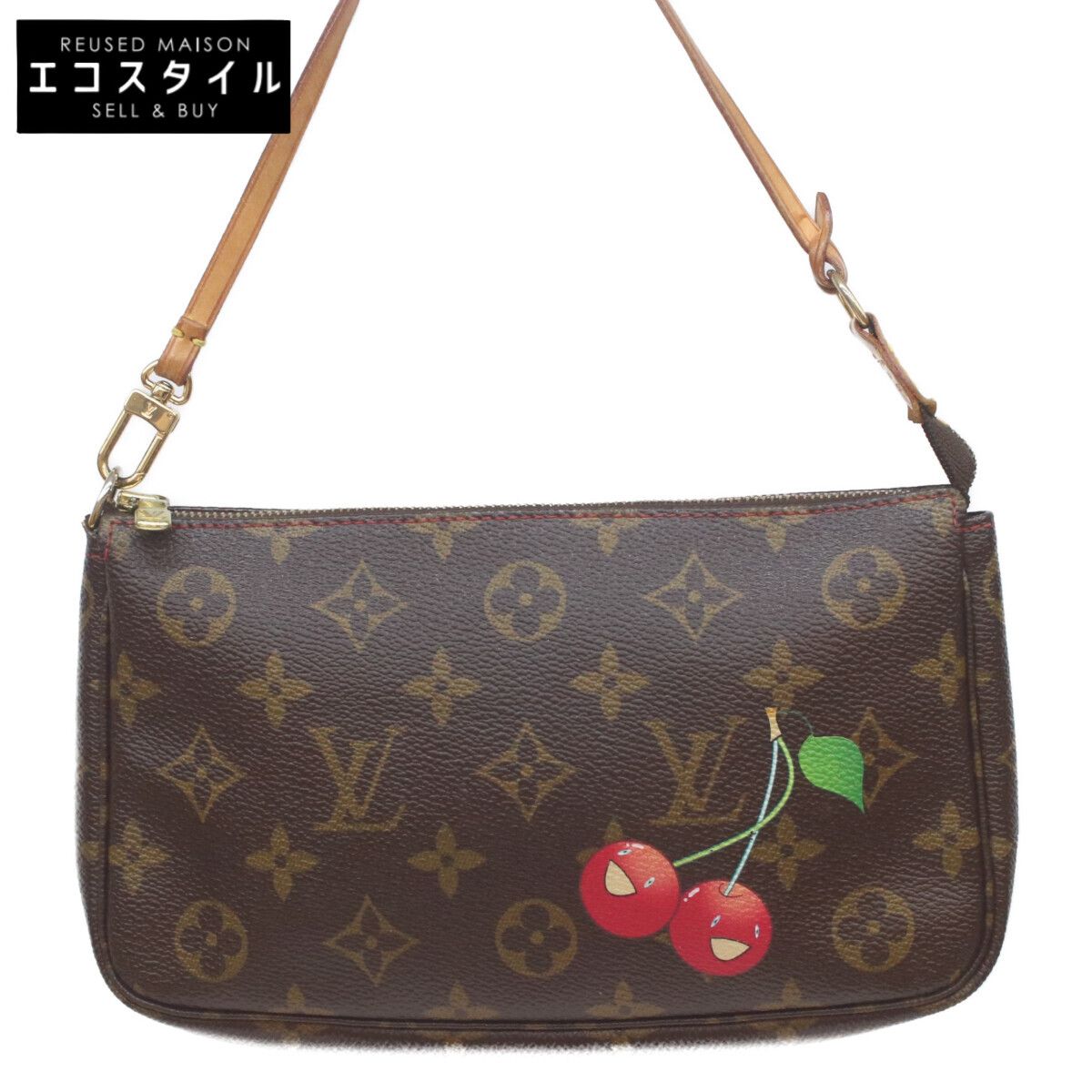 LOUIS VUITTON ルイヴィトン M95008 モノグラムチェリー ポシェットアクセソワール