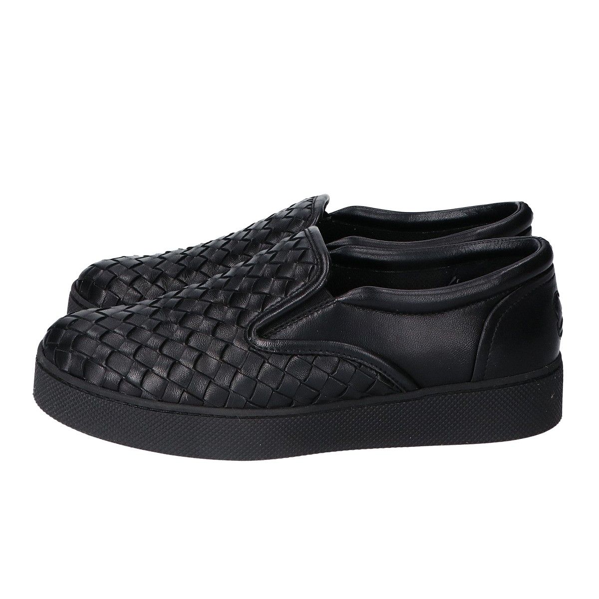 BOTTEGA VENETA ボッテガヴェネタ ブラック レザー イントレチャート 