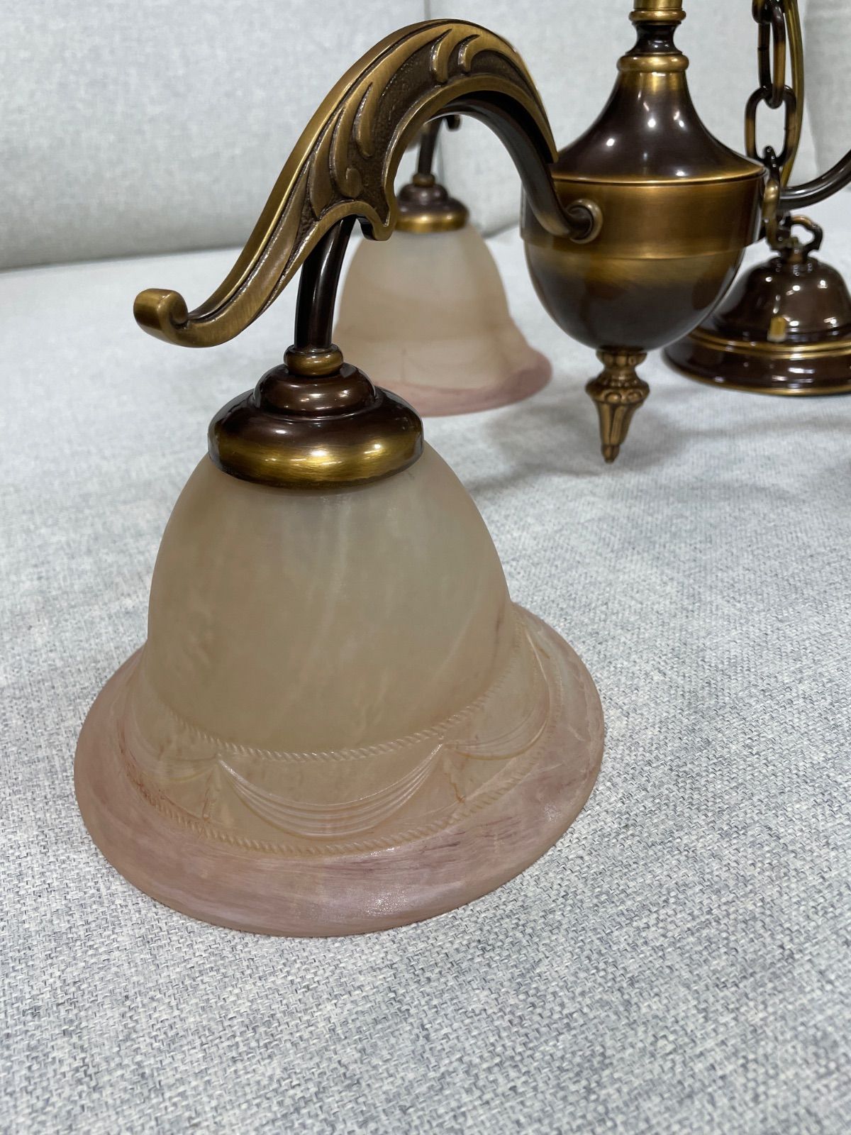 大塚家具 シャンデリア BRO 1829/3 動作確認済 - メルカリ