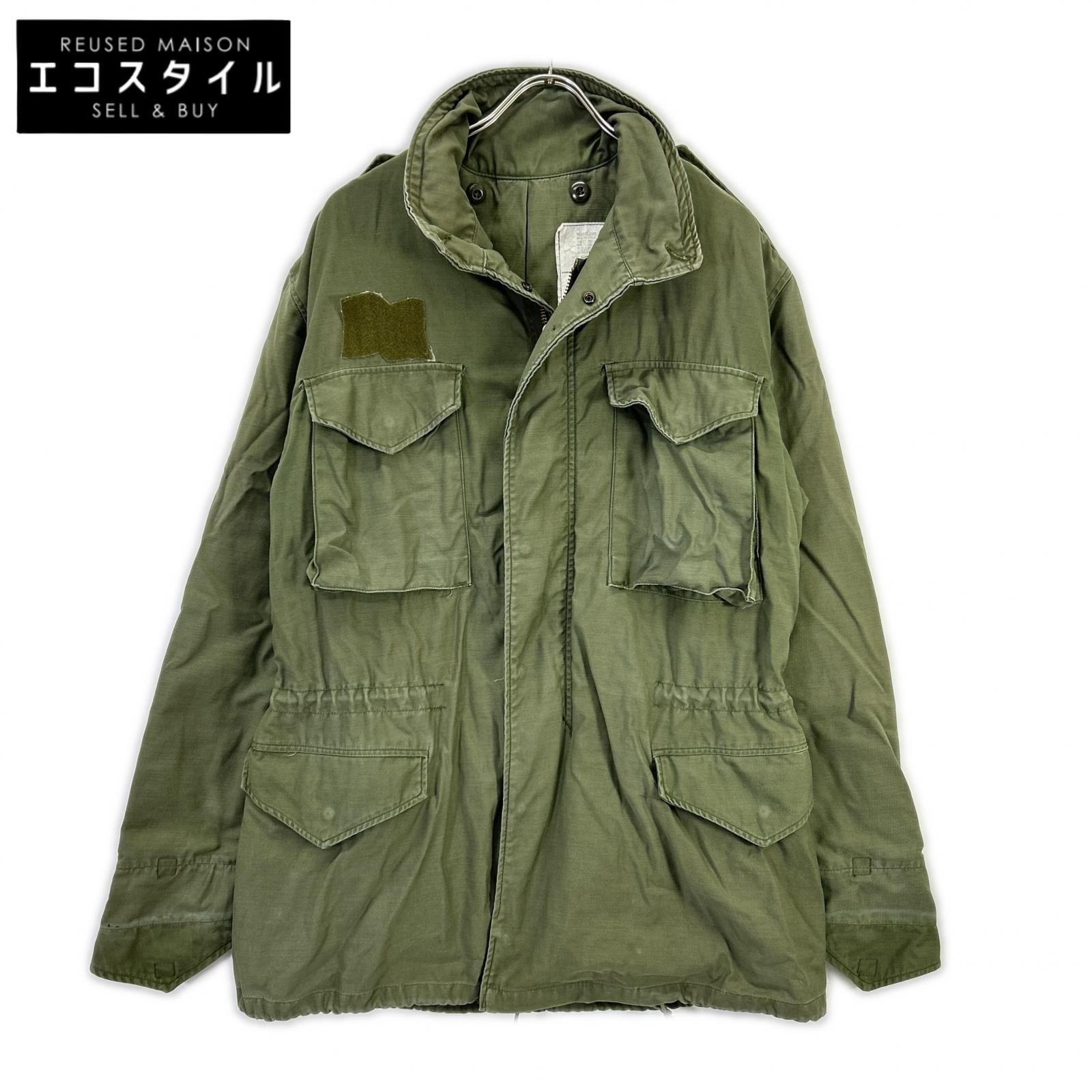 MILITARY　ミリタリー　カーキ 81年製 M-65 SCOVILLジップ 3rdフィールドジャケット　M/L