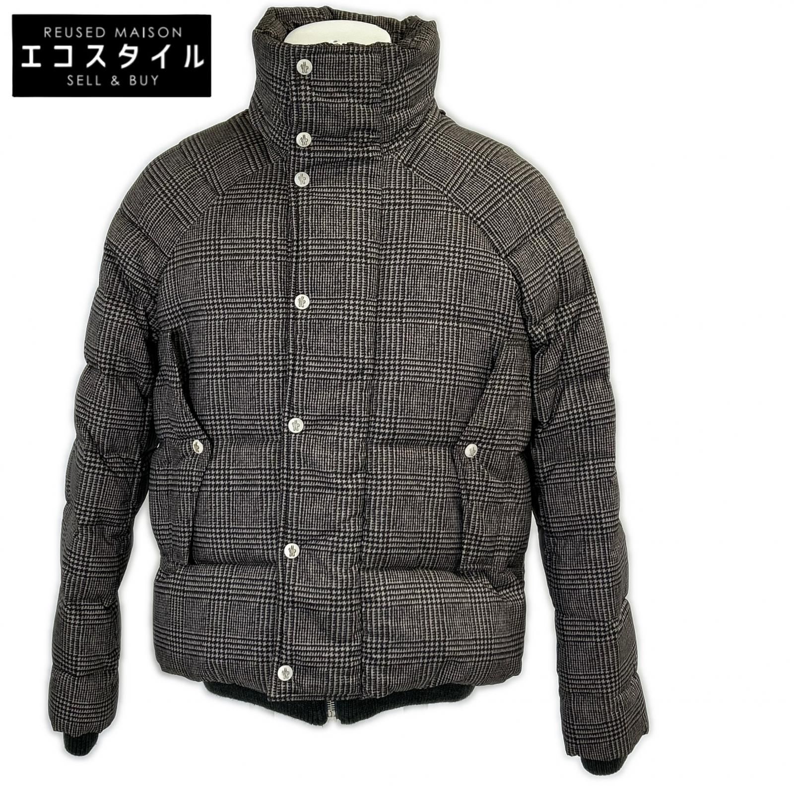 MONCLER　モンクレール　GAMME BLUE ガムブルー グレンチェックプリント ダウンジャケット　2