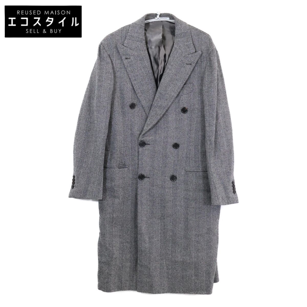 Orazio Luciano　オラッツィオルチアーノ　【美品/国内正規】T4216 ウール ダブル チェスター　52