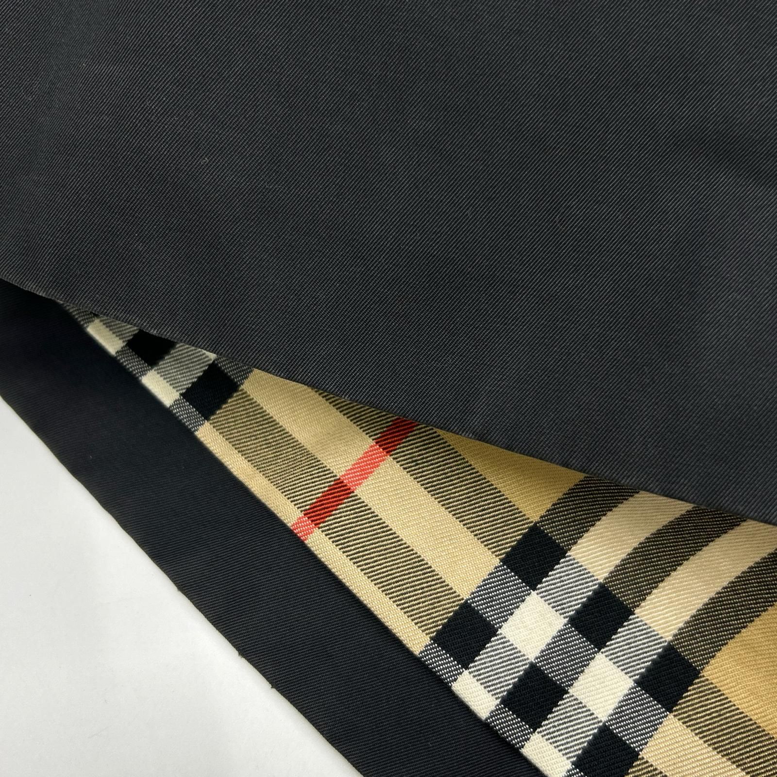 Burberry LONDON バーバリーロンドン ブラック ライナー付き ステン