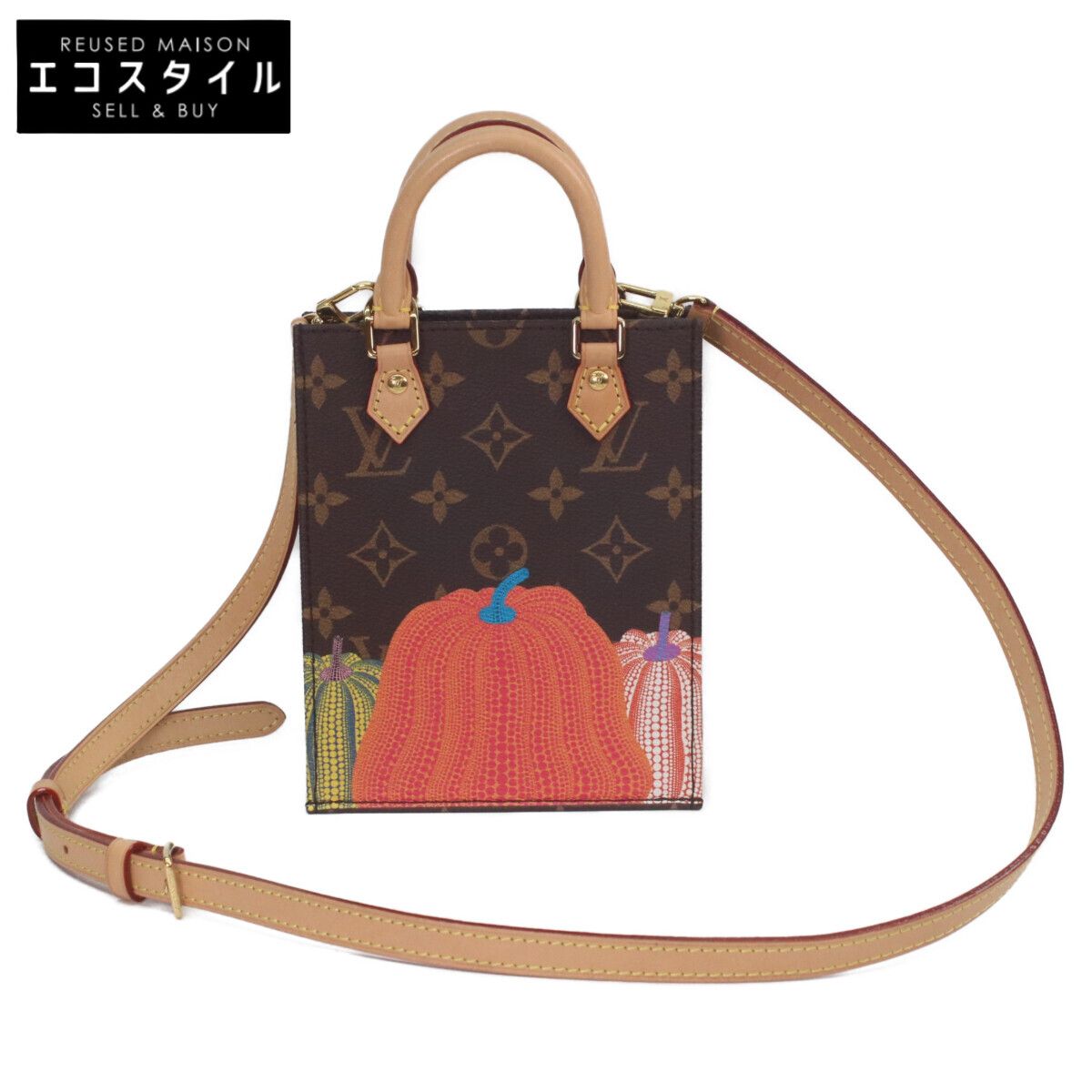 LOUIS VUITTON × 草間彌生 M82112 モノグラムパンプキン プティットサックプラ
