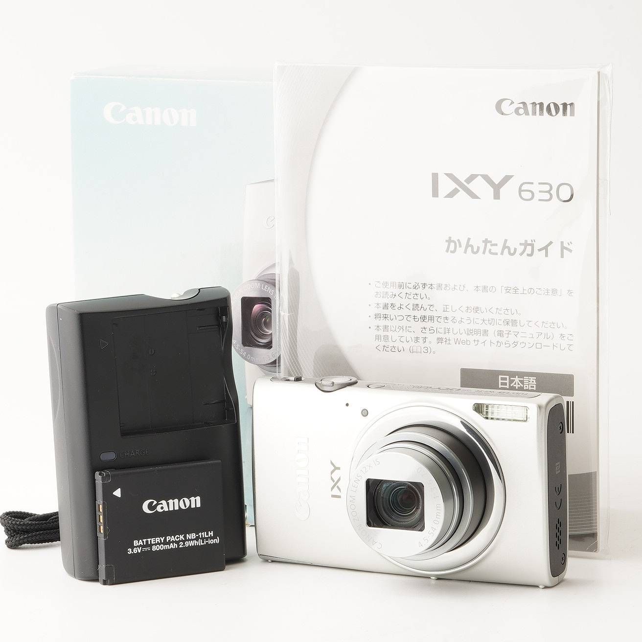 キヤノン =Canon IXY 630 シルバー コンパクトデジタルカメラ