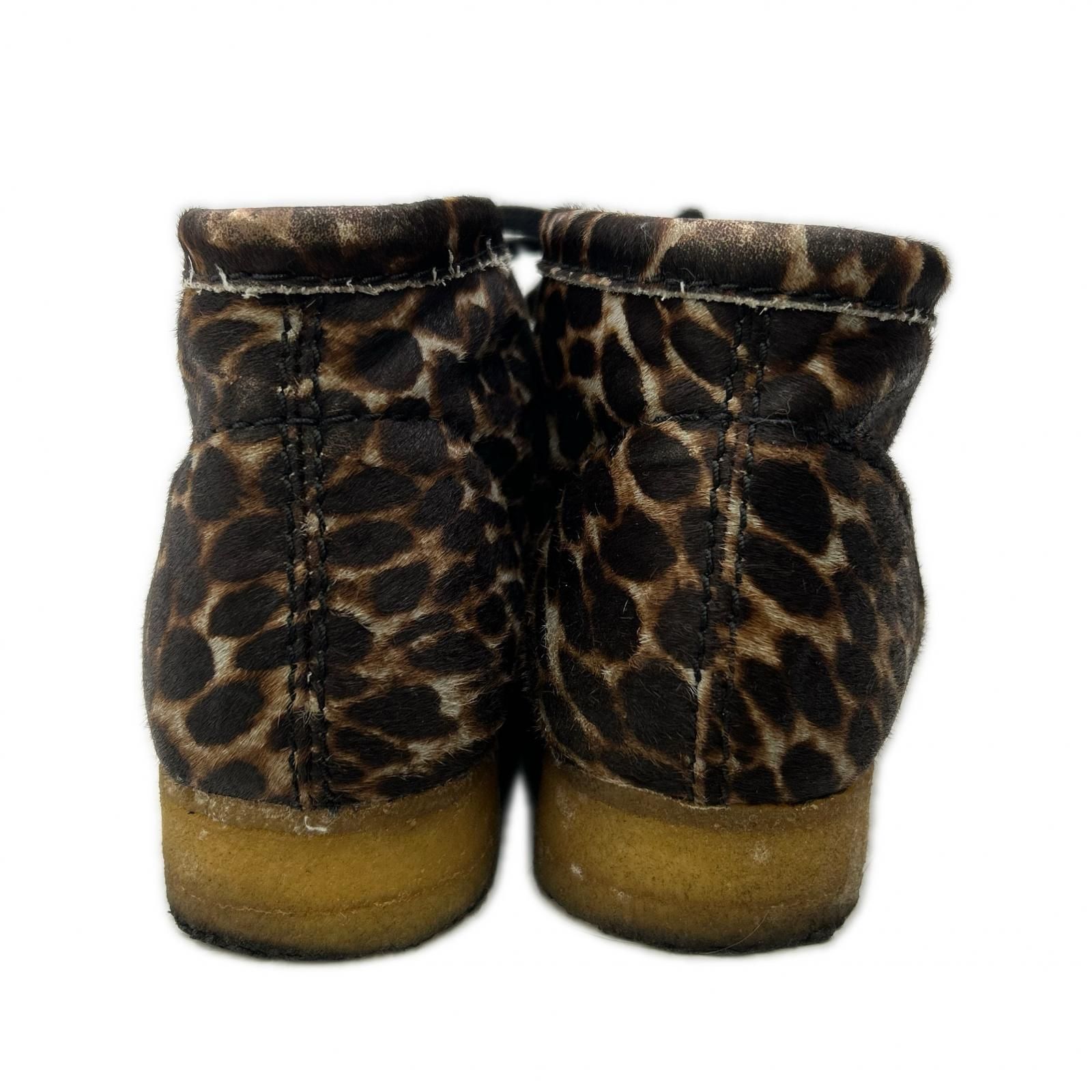 Clarks クラークス 61163373 レオパード柄 ハラコ ワラビー ブーツ