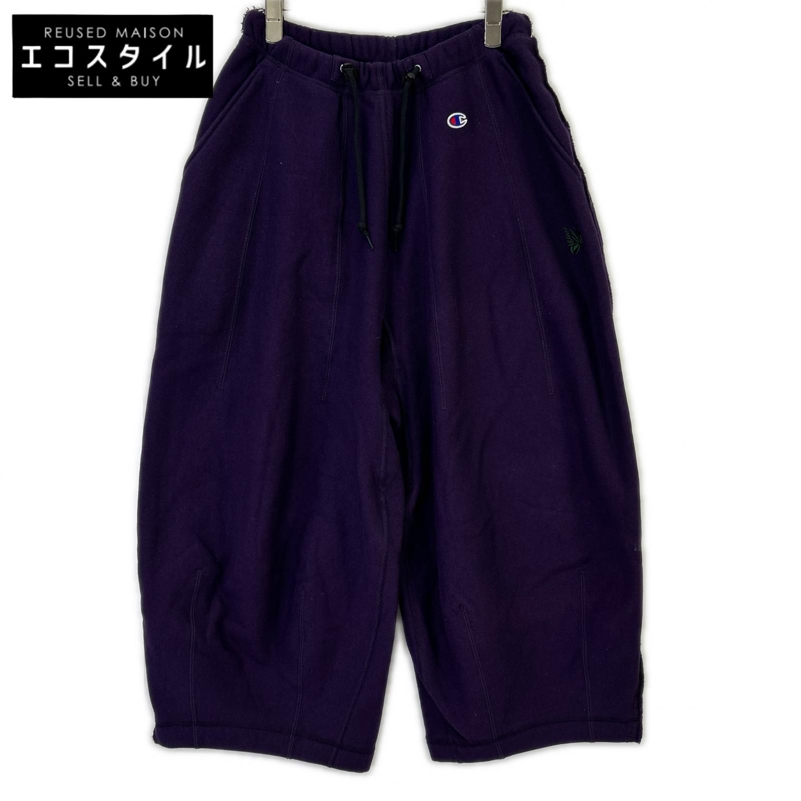 needles　ニードルズ　【×Champion×BEAMS BOY】CWSS202 パープル ヒザデルパンツ　S