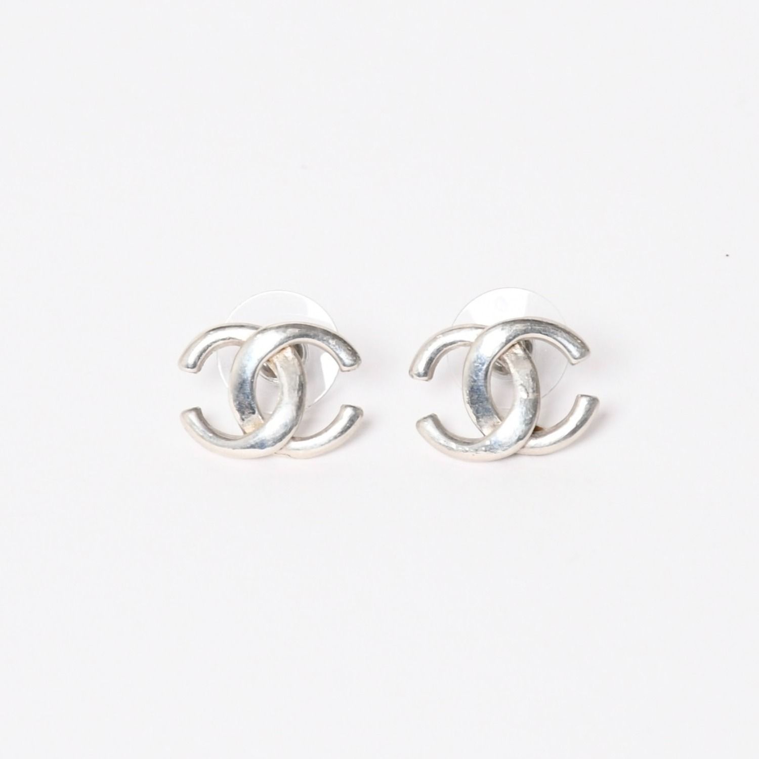 CHANEL シャネル ピアス イヤリング Silver シルバー ココマーク 重量約3.47g 01P刻印 美品 中古 4c074902