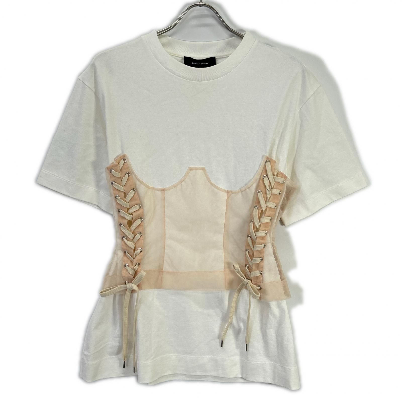 SIMONE ROCHA シモーネロシャ 5282 0562 ホワイト Boxy T-shirt w 