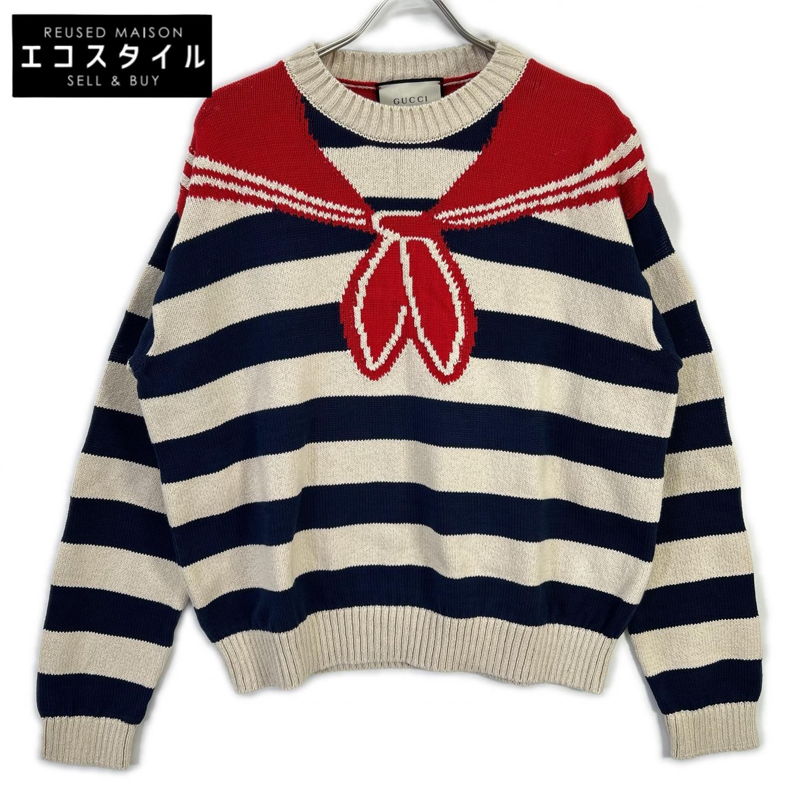 GUCCI　グッチ　461250 コットン セーラーニット　XL