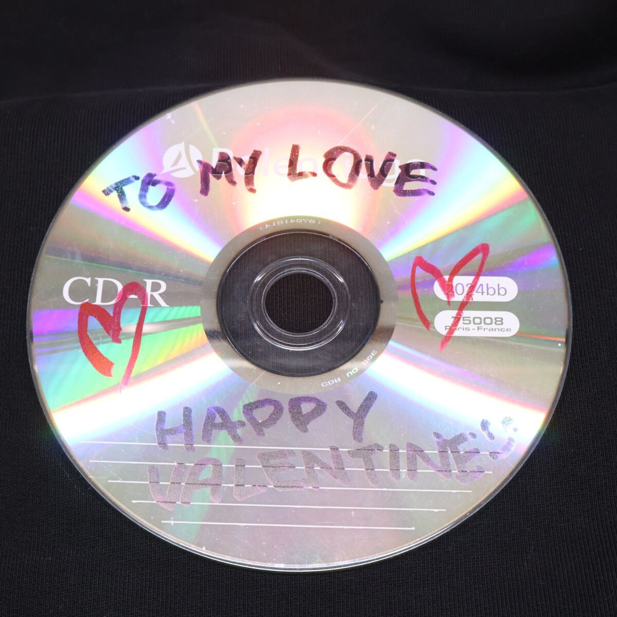 BALENCIAGA　バレンシアガ　【国内正規/23年製】739024 VALENTINE CD HOODIE プルオーバー パーカー　L