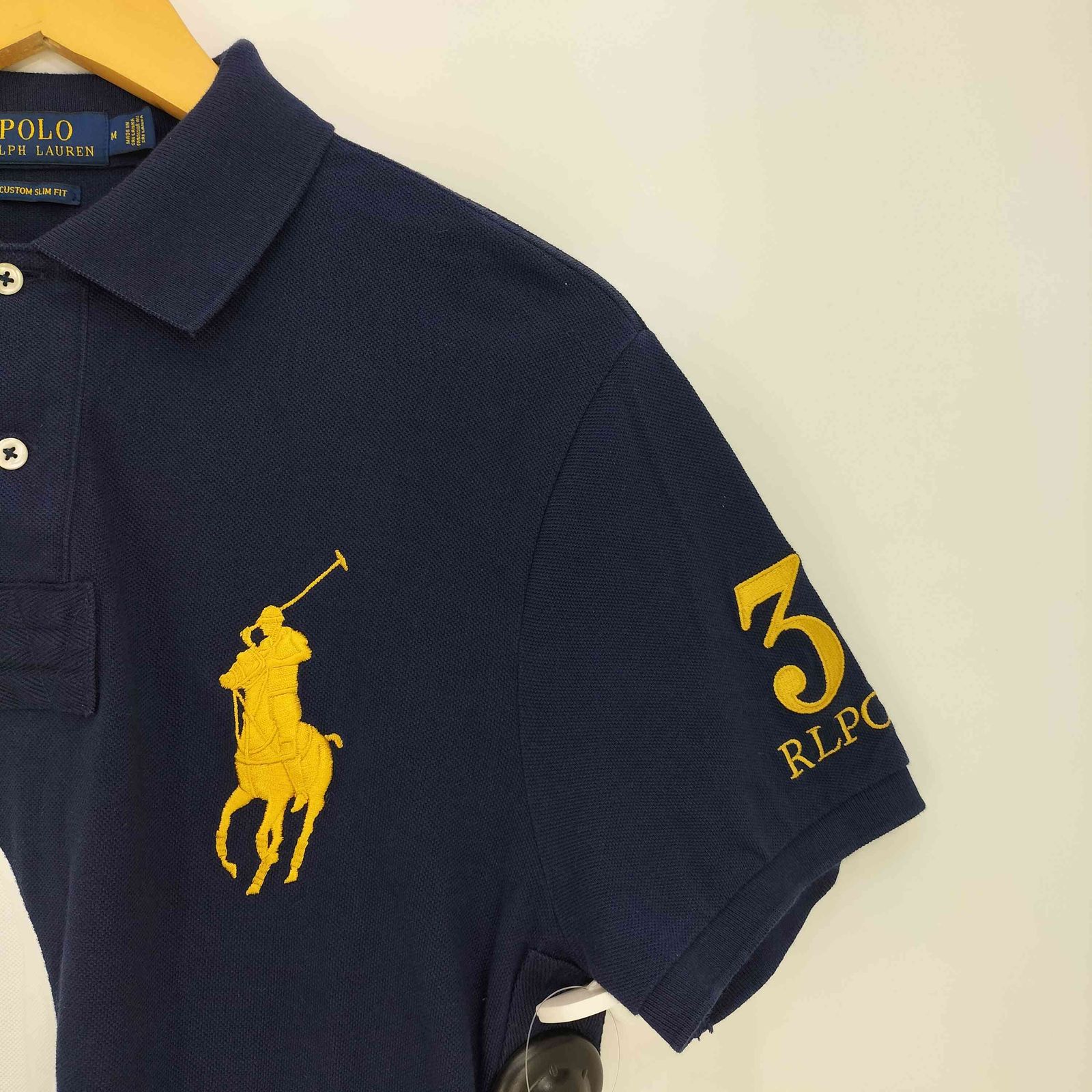 ポロラルフローレン POLO RALPH LAUREN CUSTOM SLIM FIT ゴールド