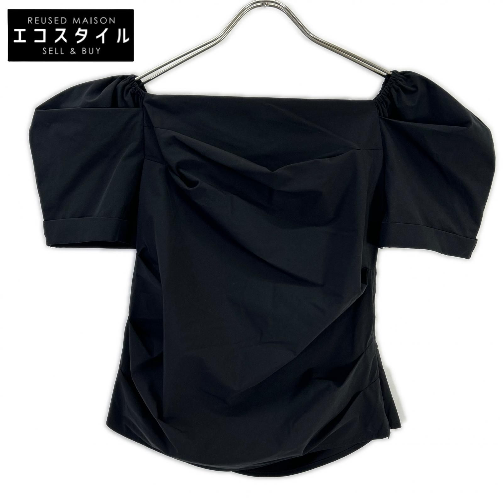 MACHATT　マチャット　ブラック ショートスリーブ オフショルダー トップス　表記無し 9,406円
