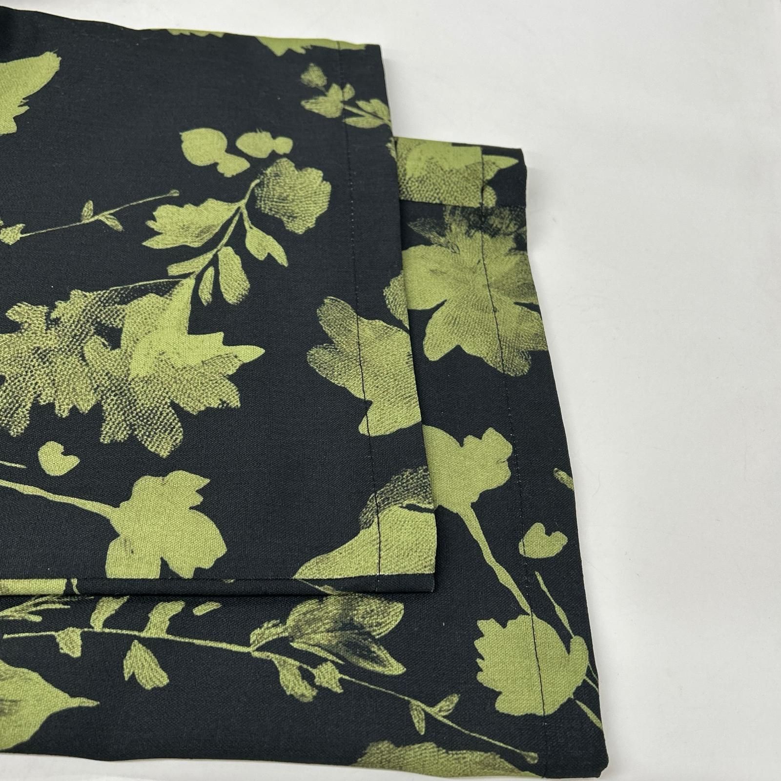 Ameri アメリ ブラック GRAINY FLOWER STRAIGHT PANTS S - メルカリ