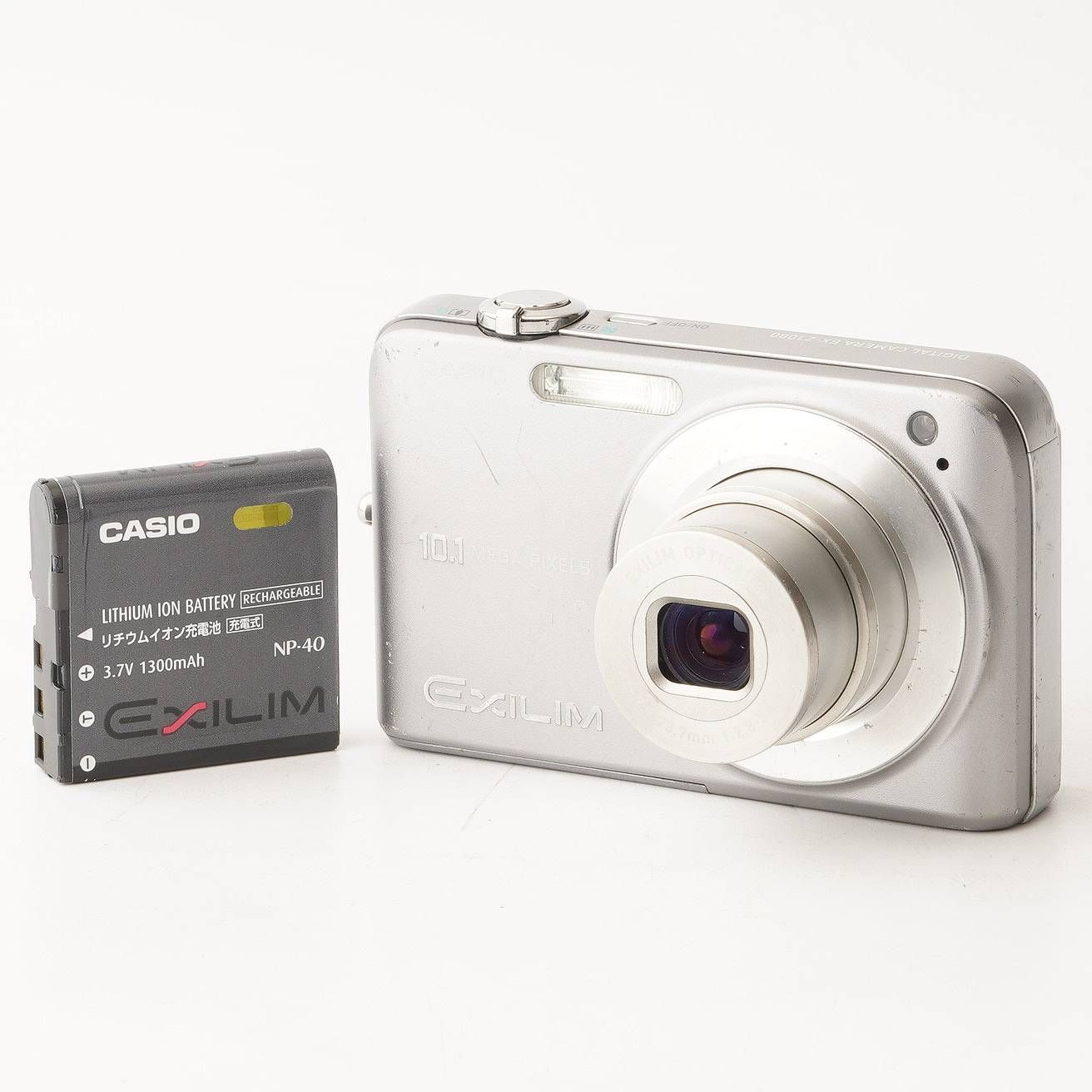 カシオ Casio EXILIM EX-Z1080 グレー 3x 光学ズーム 10,579円