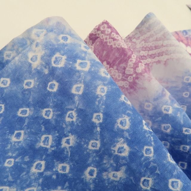 新品・浴衣】有松鳴海絞り 夏着物 綿 仕付け糸付 tomihisa“夢中に