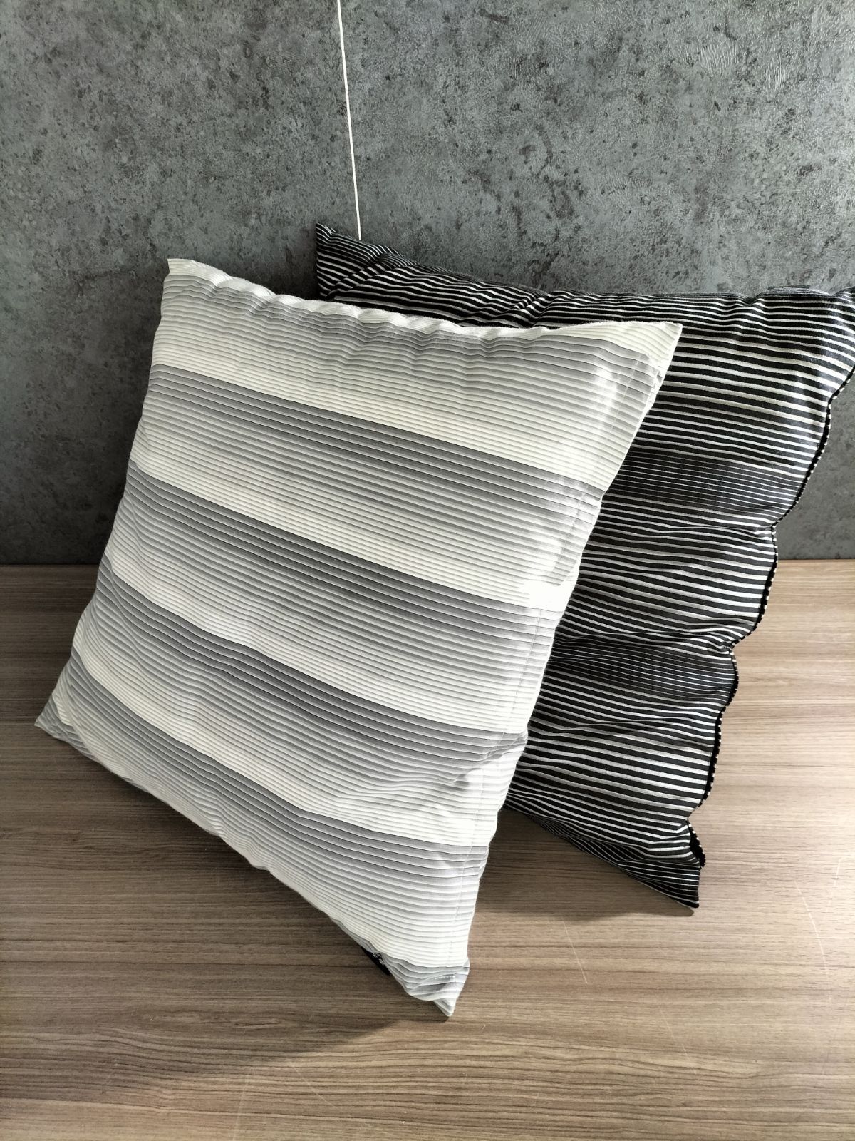 ◆小倉縞縞◆クッション◆2点◆45cm◆Z-2606CU4◆