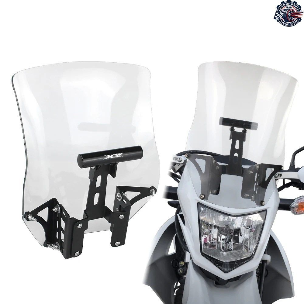 ホンダ XR150L 2014-2025 XR125L 2014-2017 オートバイ用ウインドスクリーンライザー ウインドシールドブラケット GPSナビゲーションブラケ