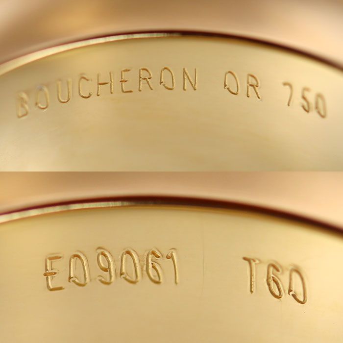 Boucheron ブシュロン K18YG イエローゴールド K18WG ホワイトゴールド