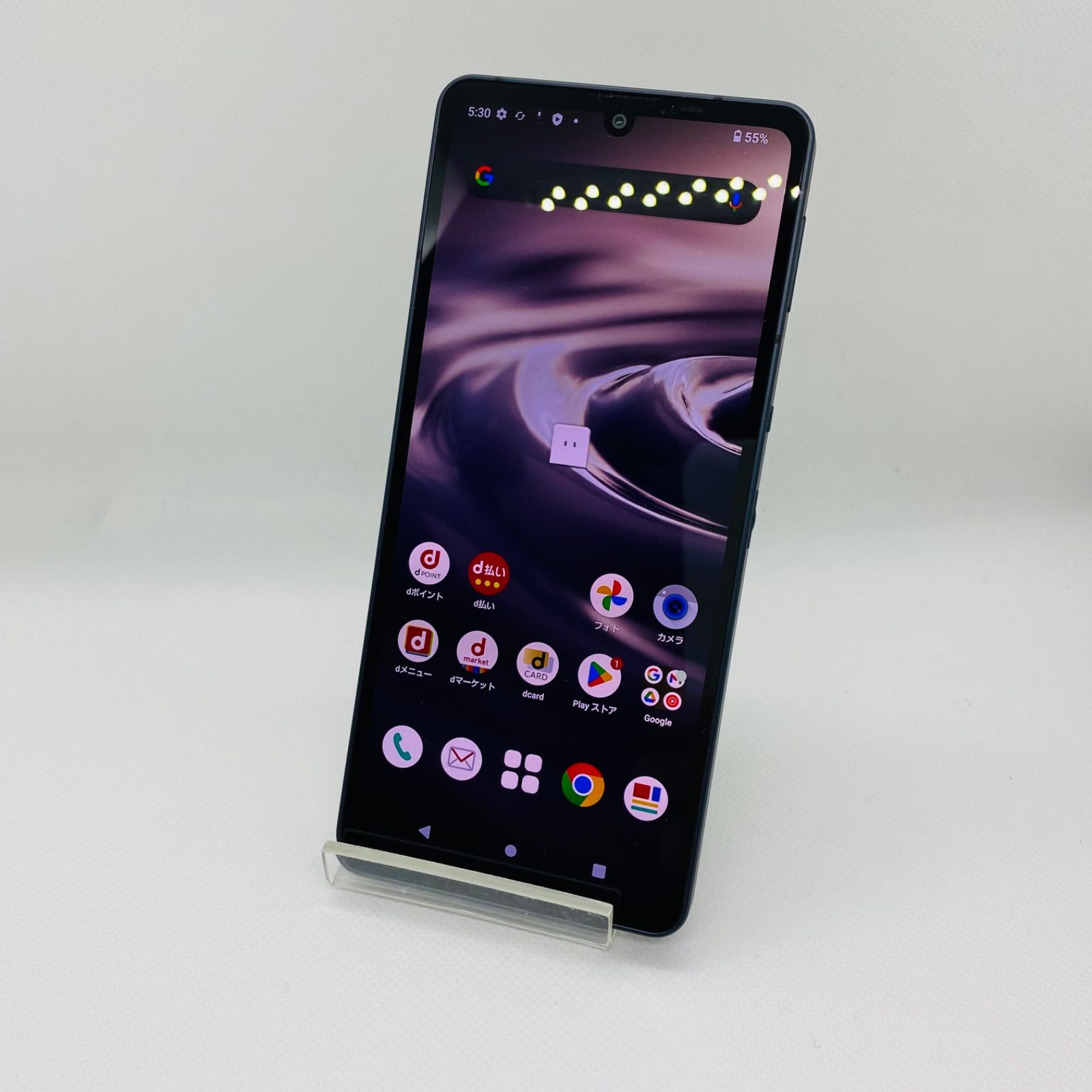 ★【訳あり品】 AQUOS sense6 SH-54B SH-54B 64GB ブラック docomo 管理:A-FM
