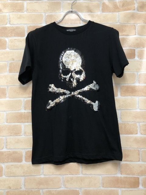 【中古】 mastermind JAPAN マスターマインドジャパン スカルTシャツ スパンコール ブラック 111445205