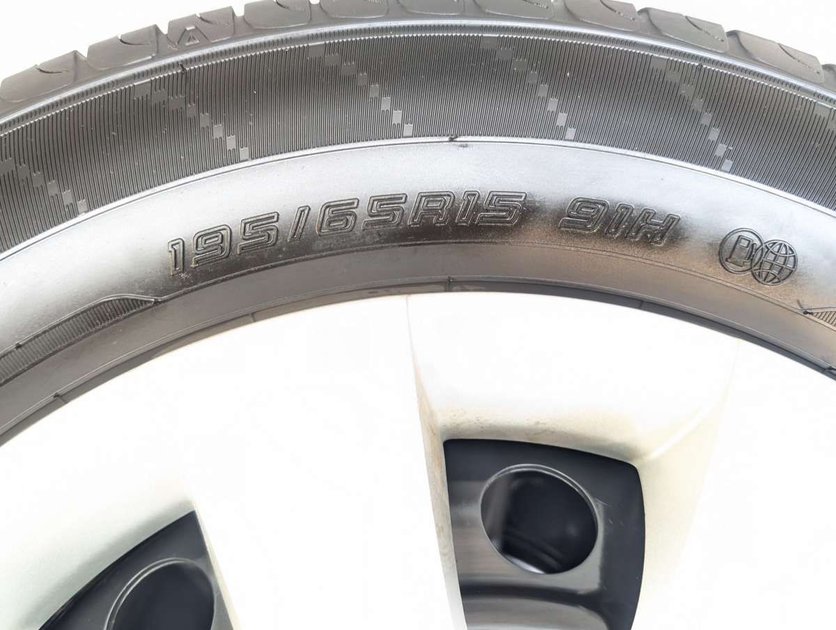 195/65R15 ダンロップ エナセーブ EC204 トヨタ純正 15x6.0 100-5穴