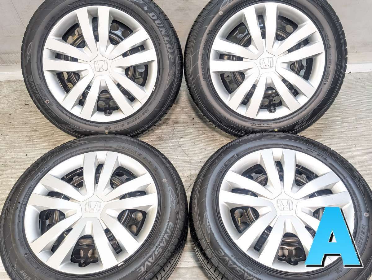 185/60R15 ダンロップ エナセーブ EC204 ホンダ純正 T5B 15x6.0 100-4穴 中古タイヤ サマータイヤ ホイールセット 4本セット s15260526027