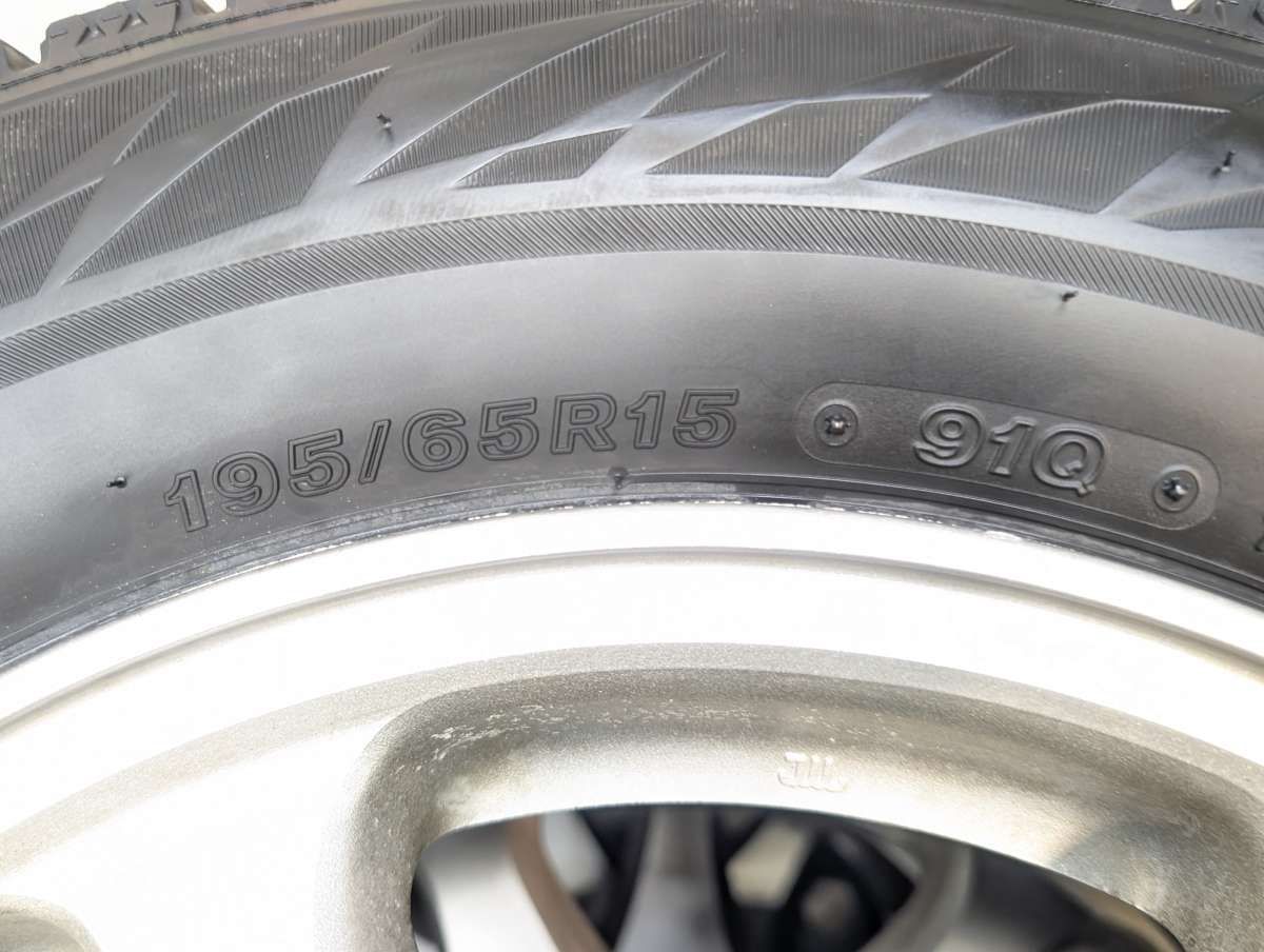 195/65R15 ブリヂストン ブリザック VRX2 トヨタ純正 15x6.0 39 100-5