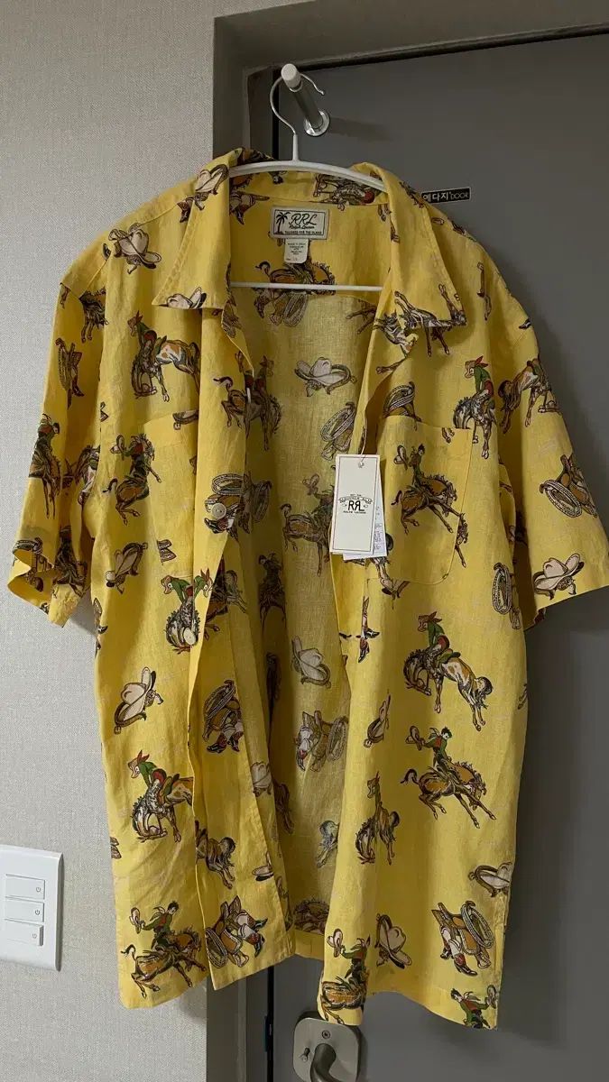 RRL(ダブルアールエル) ウェスタン リネン シャツ