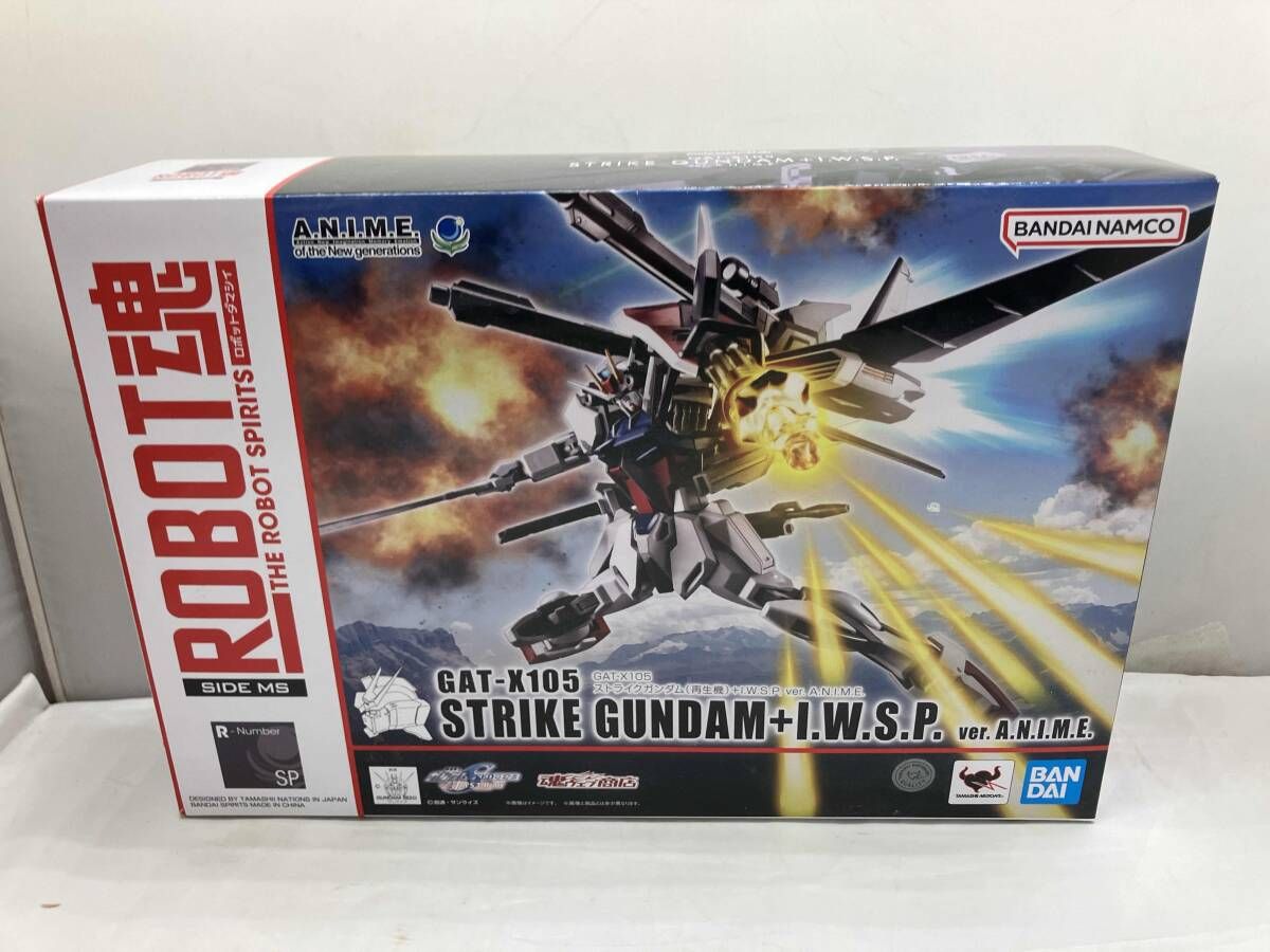現状品 ROBOT魂 <SIDE MS> GAT-X105 ストライクガンダム(再生機)+