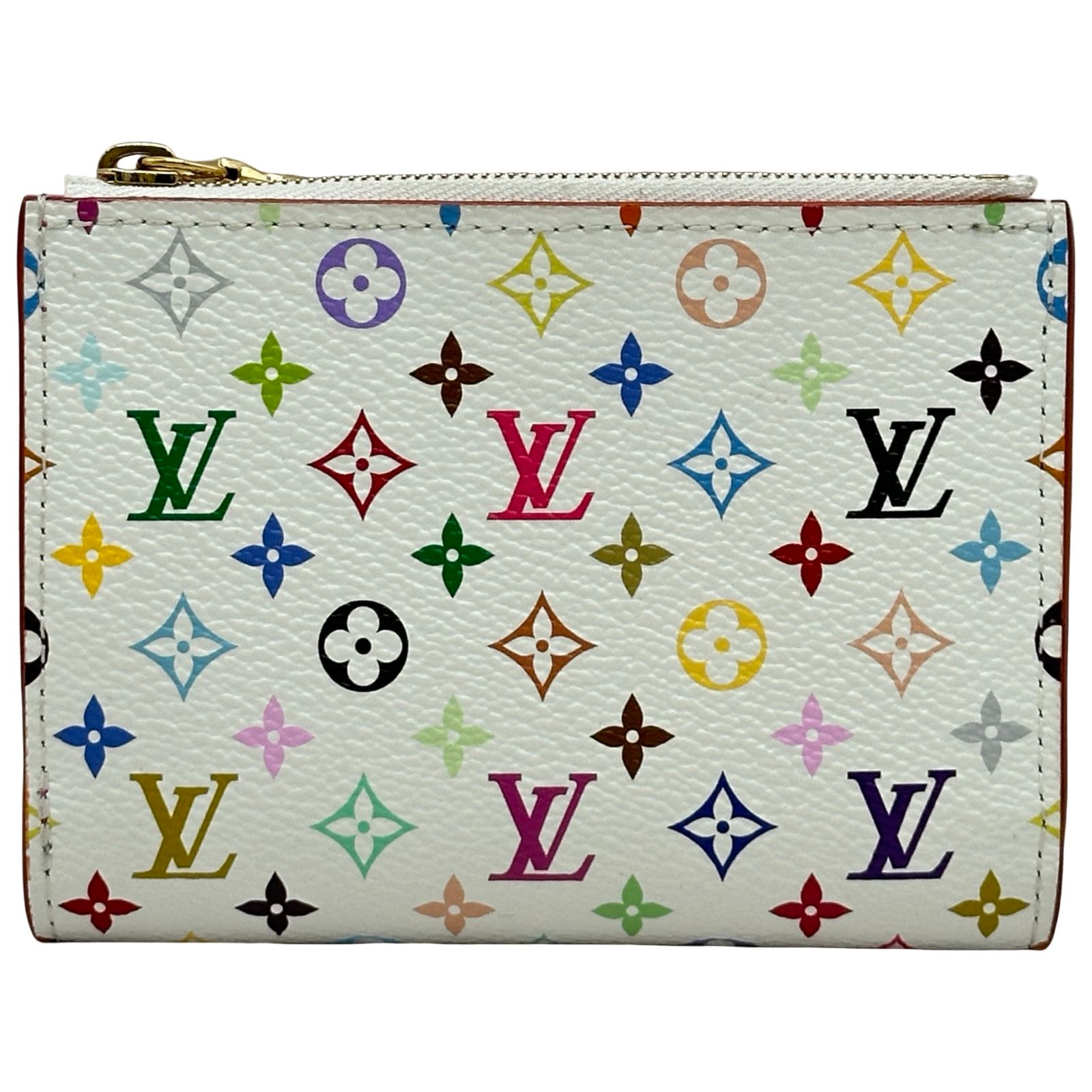 ルイ・ヴィトン LOUIS VUITTON ポルトフォイユ・リサ M27736 マルチカラー キャンバス レディース 二つ折り財布
