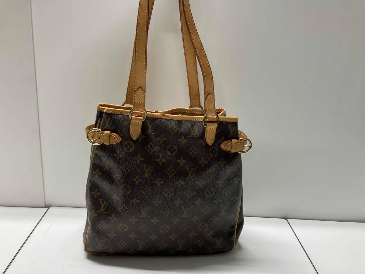LOUIS VUITTON モノグラム MI0075 バティニョールヴェルティカル トートバッグ M51153