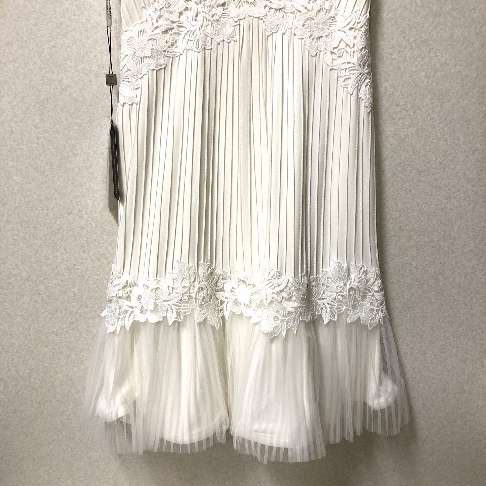 D585 TADASHI SHOJI タダシショージ ノースリーブワンピース サイズ0