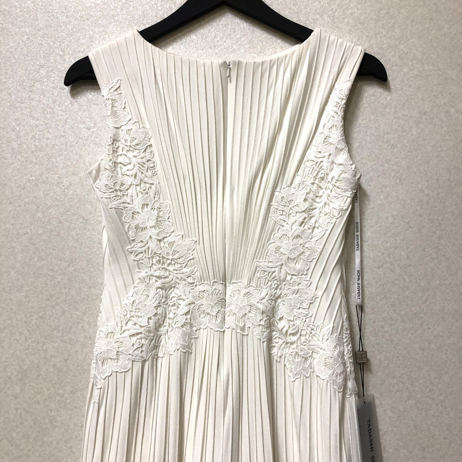 D585 TADASHI SHOJI タダシショージ ノースリーブワンピース サイズ0