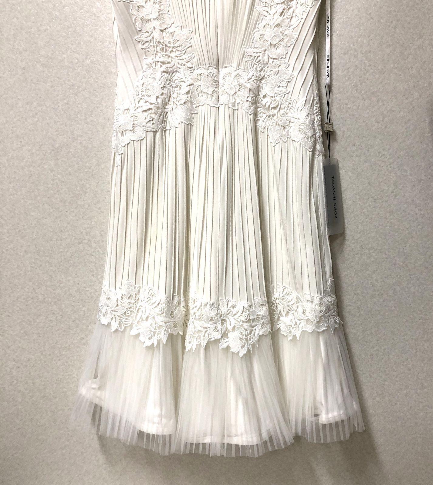 D585 TADASHI SHOJI タダシショージ ノースリーブワンピース サイズ0