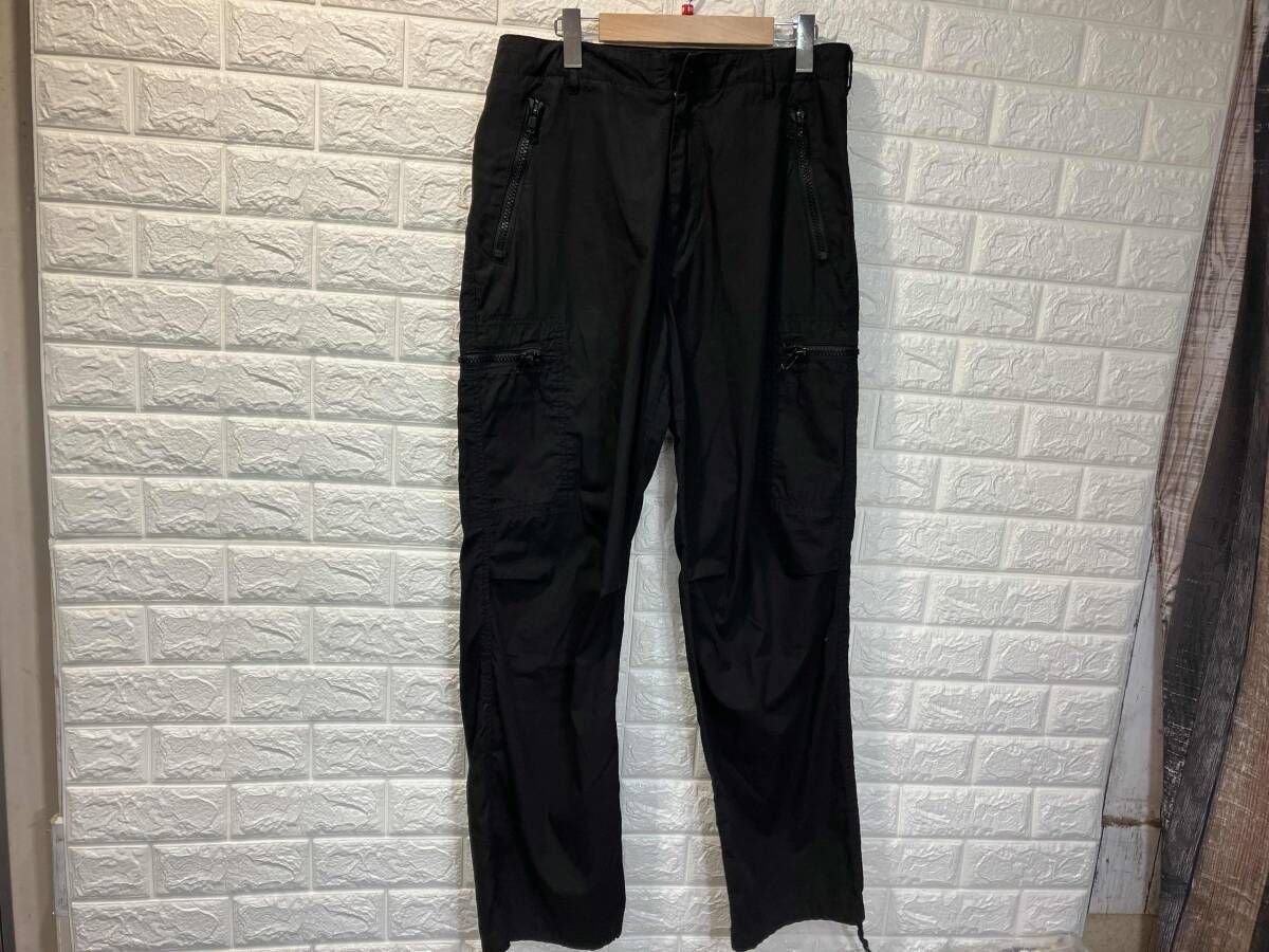 STUSSY ステューシー ジップカーゴパンツ ブラック