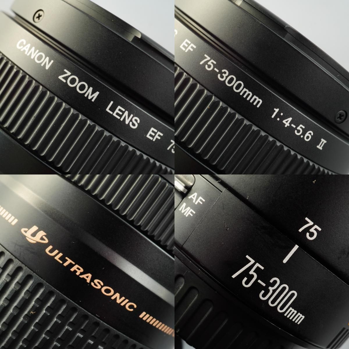 ジャンク】 Canon キヤノン EF 75-300mm F/4-5.6 Ⅱ USM ズームレンズ 