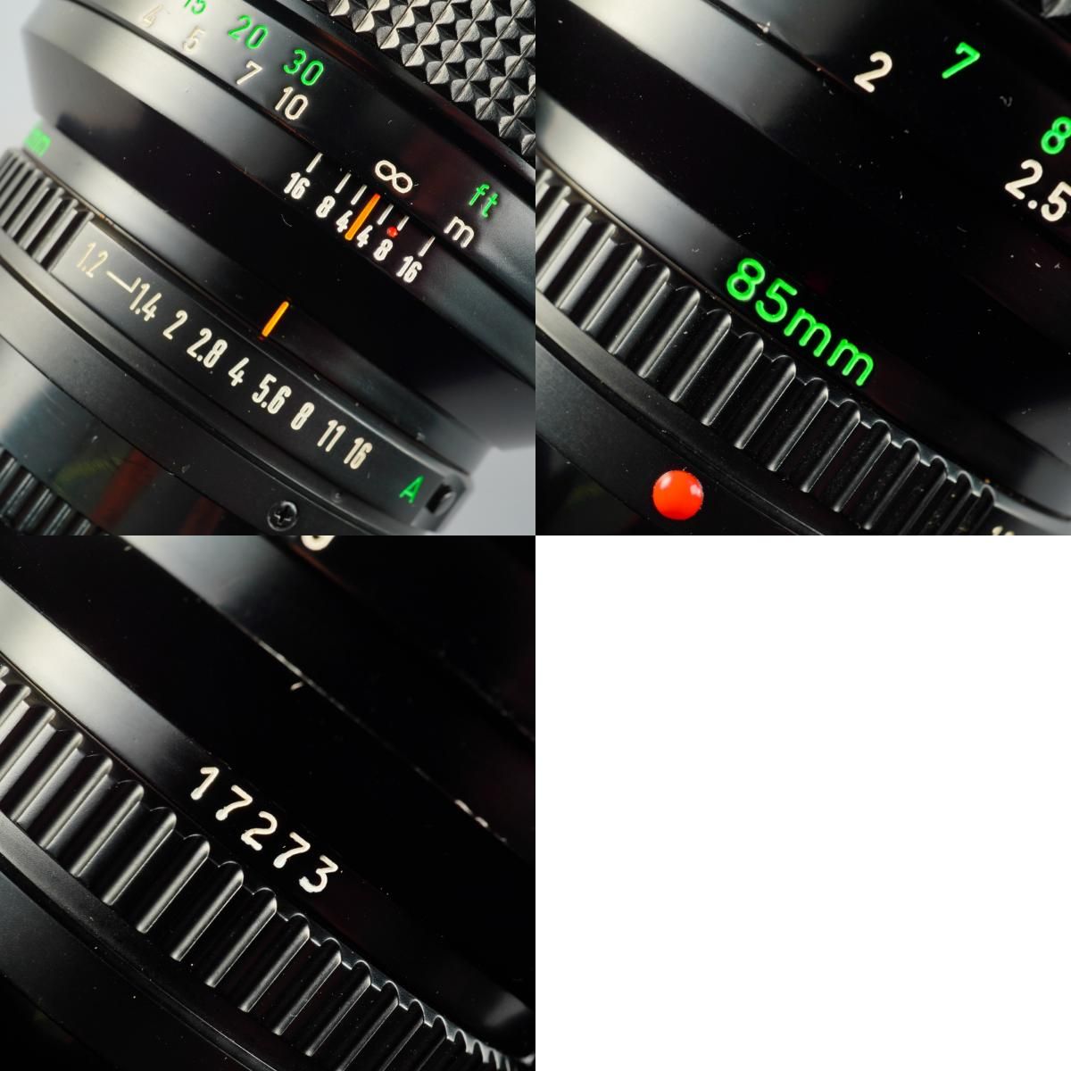 Canon キヤノン FD 85mm F/1.2 L 単焦点レンズ - メルカリ