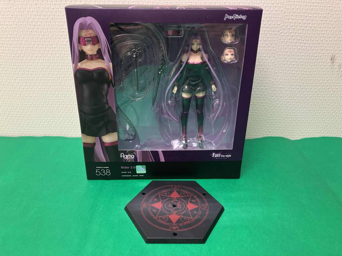 現状品 (特典付き)figma 538 Fate/stay night ライダｰ 2.0 グッスマオンライン限定 Fate/stay night [Heaven's Feel]/figma