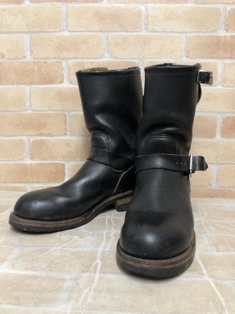 【中古】 RED WING レッドウィング エンジニアブーツ 8270 PT91 ナイフポケット ブラック US8（26cm) 111432606