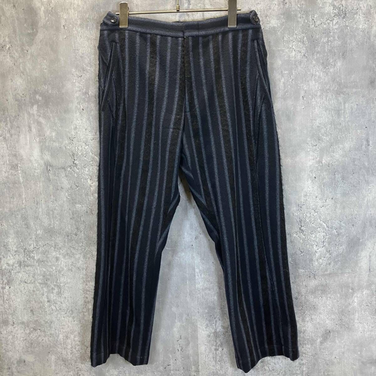 03aw archive／COMME des GARCONS HOMME PLUS sizeS PK-P015 カーブ期 ナイロン混アウトシームパンツ コムデギャルソン オムプリュス