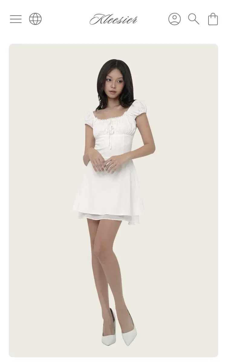 シアー クロエ リーワンピ CHLOE RIBBON DRESS