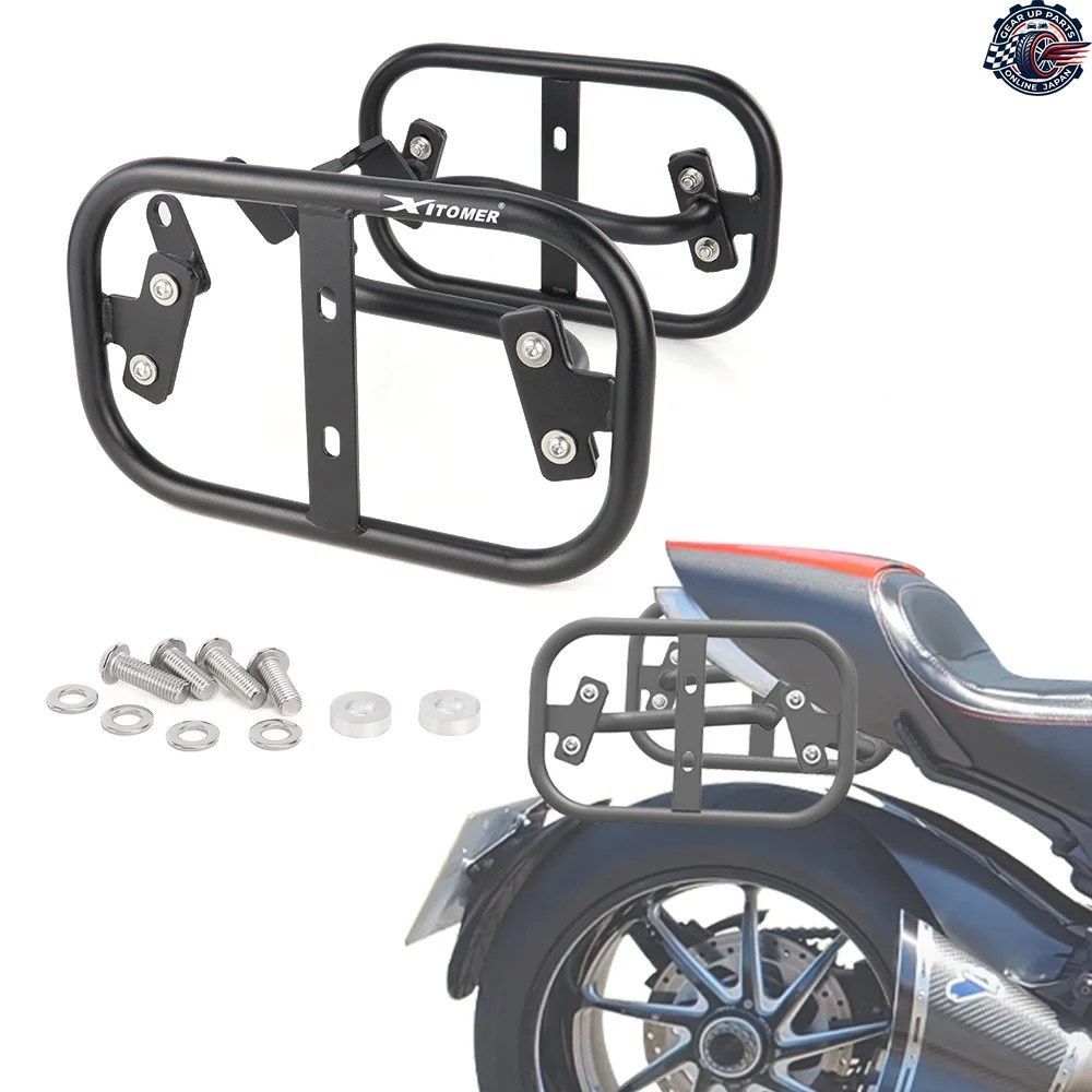 DUCATI DIAVEL 1200 2011 - 18 オートバイ用サイドラック サドルバッグサポートバーマウントブラケット