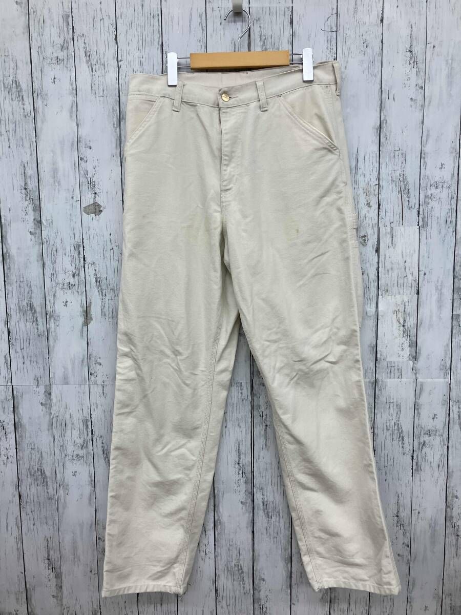 Carhartt カーハート I1031497 シングルニーパンツ サイズ32 オフホワイト