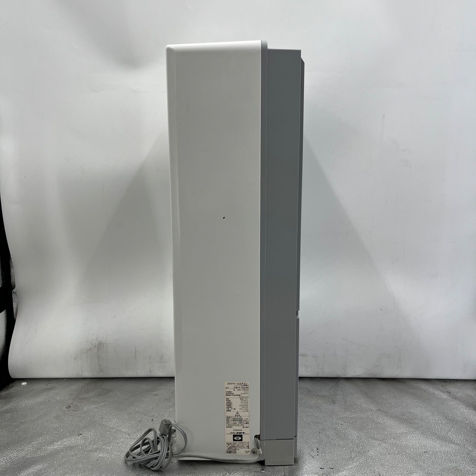 CORONA 窓用エアコン CW-F1624R 2024年製 リモコン付 冷房専用 - メルカリ