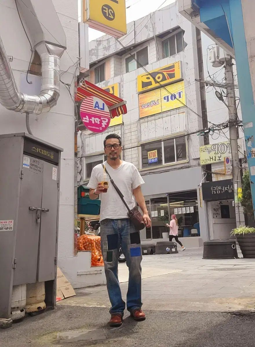 リーバイス 527 ブーツカット パッチワーク デニムパンツ