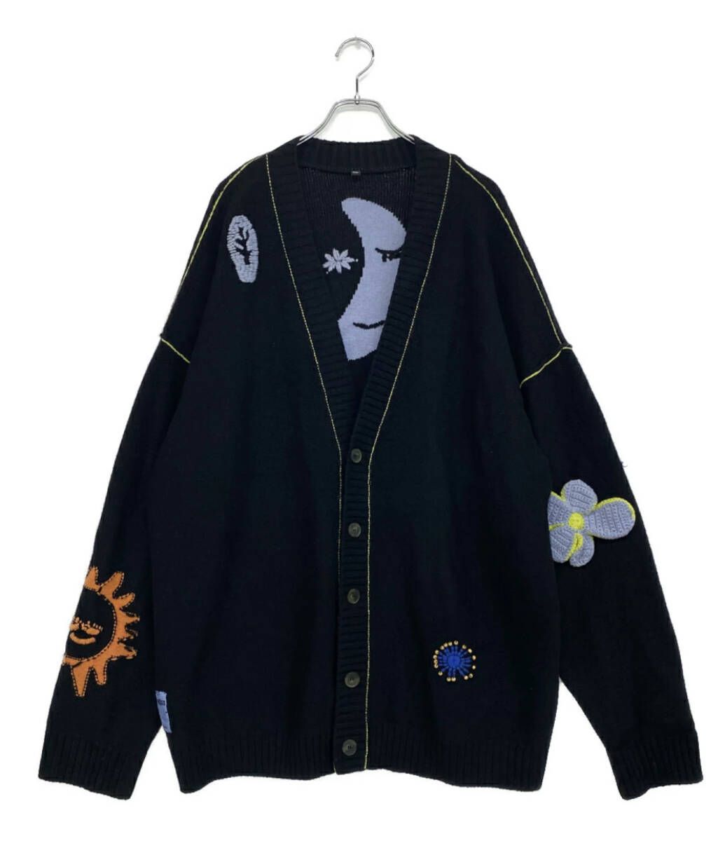 mcq alexander mcqueen 刺繍カーディガン メンズ SIZE L マックキューアレキサンダーマックイーン